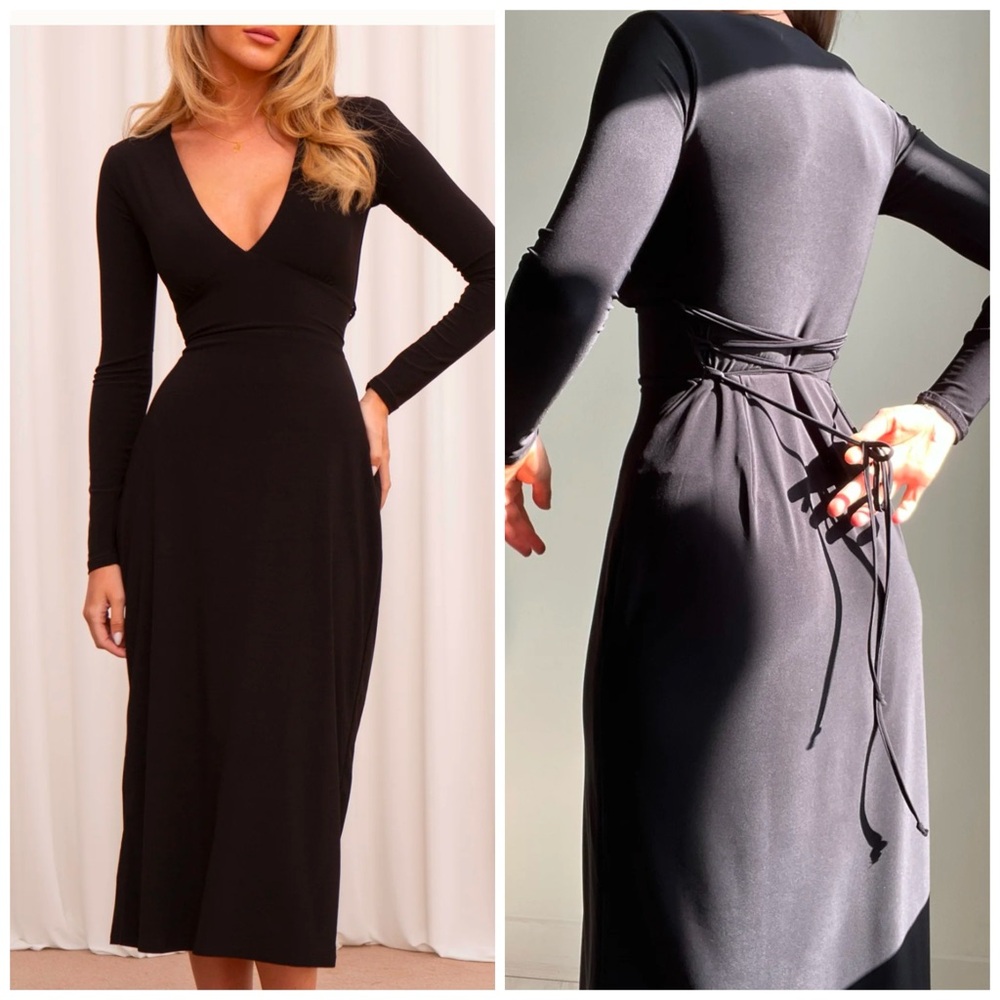 AYM Taylor Corset Back Tea Dress